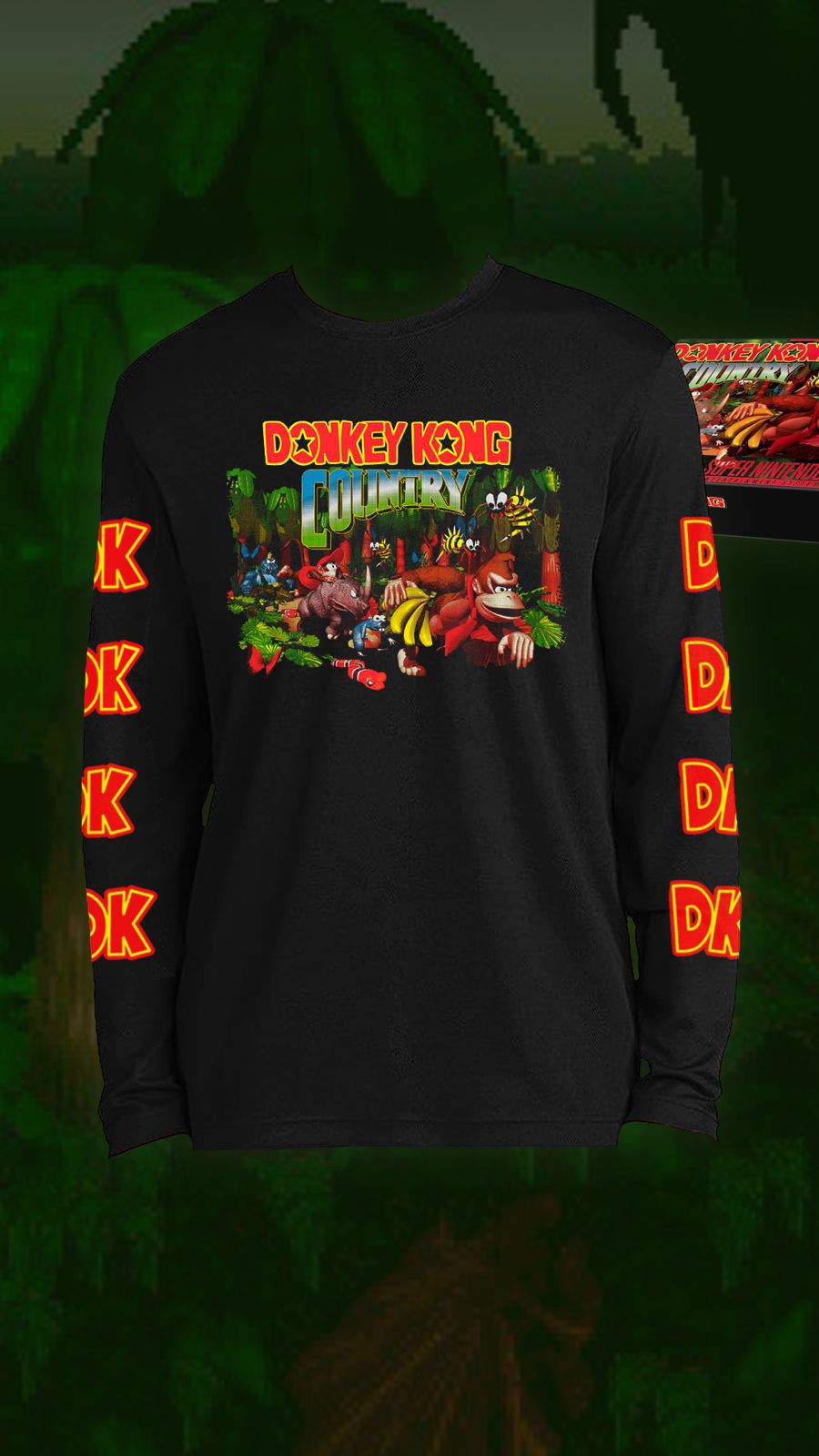 Polera Unisex Manga Larga - DOKEY KONG